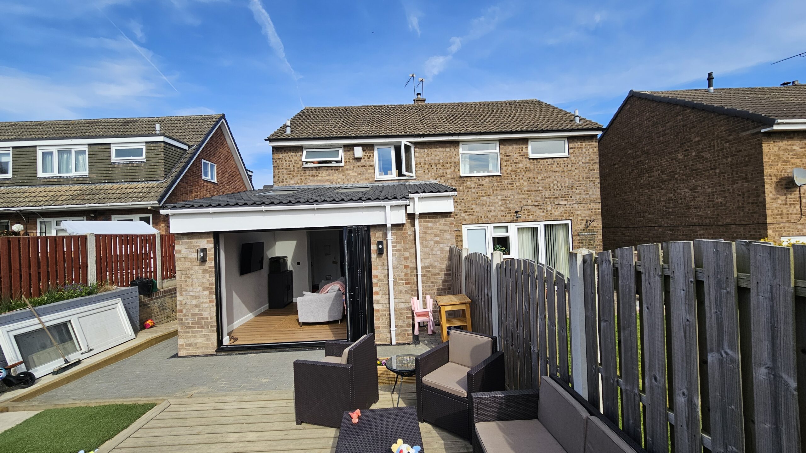 Single-Storey Rear Extension in S13: Creating Open-Plan Kitchen, Dining and Living Space