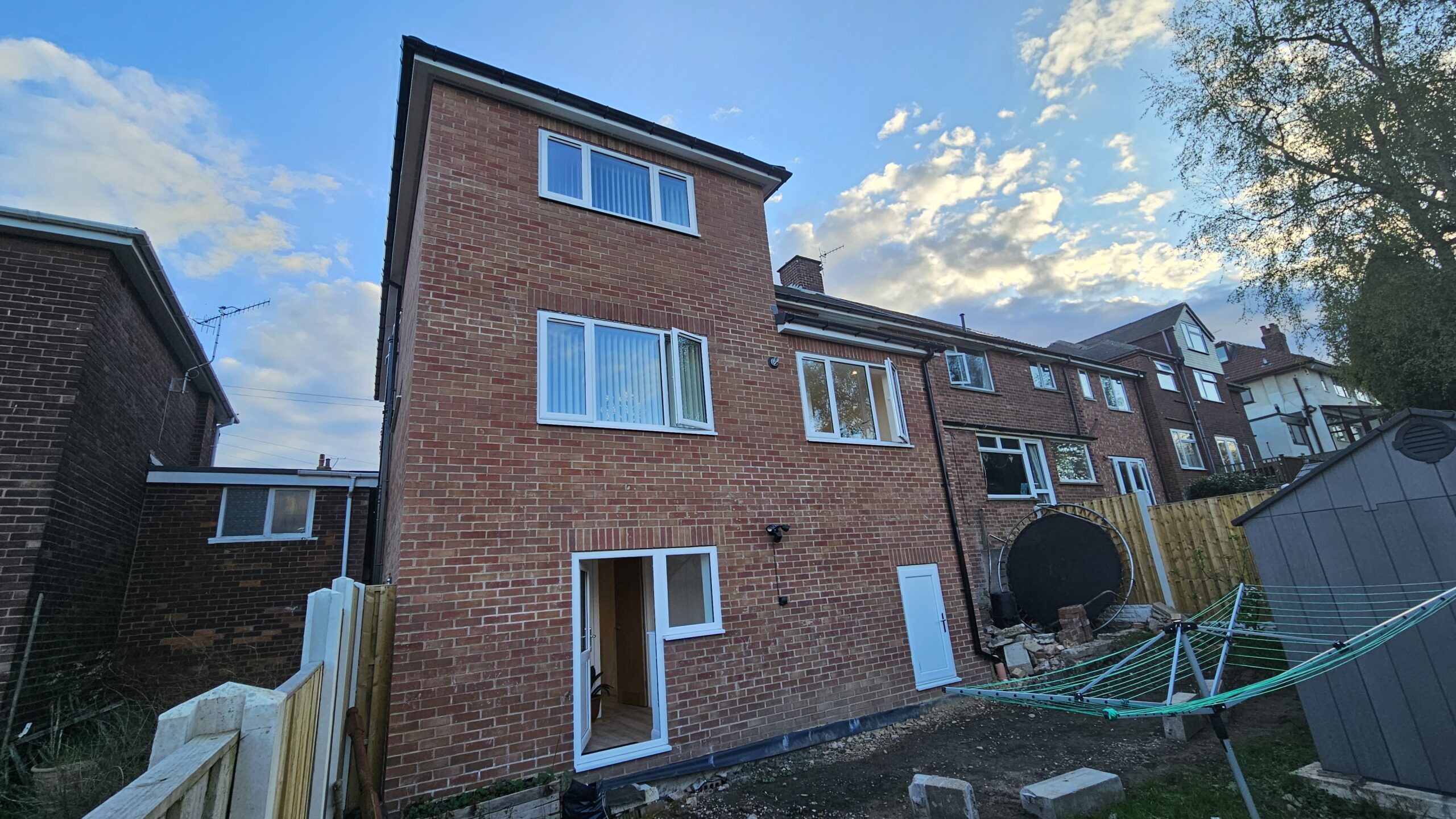 Two-Storey Side Extension in S11 – Utilising Site Levels to Create Additional Ground Floor Space